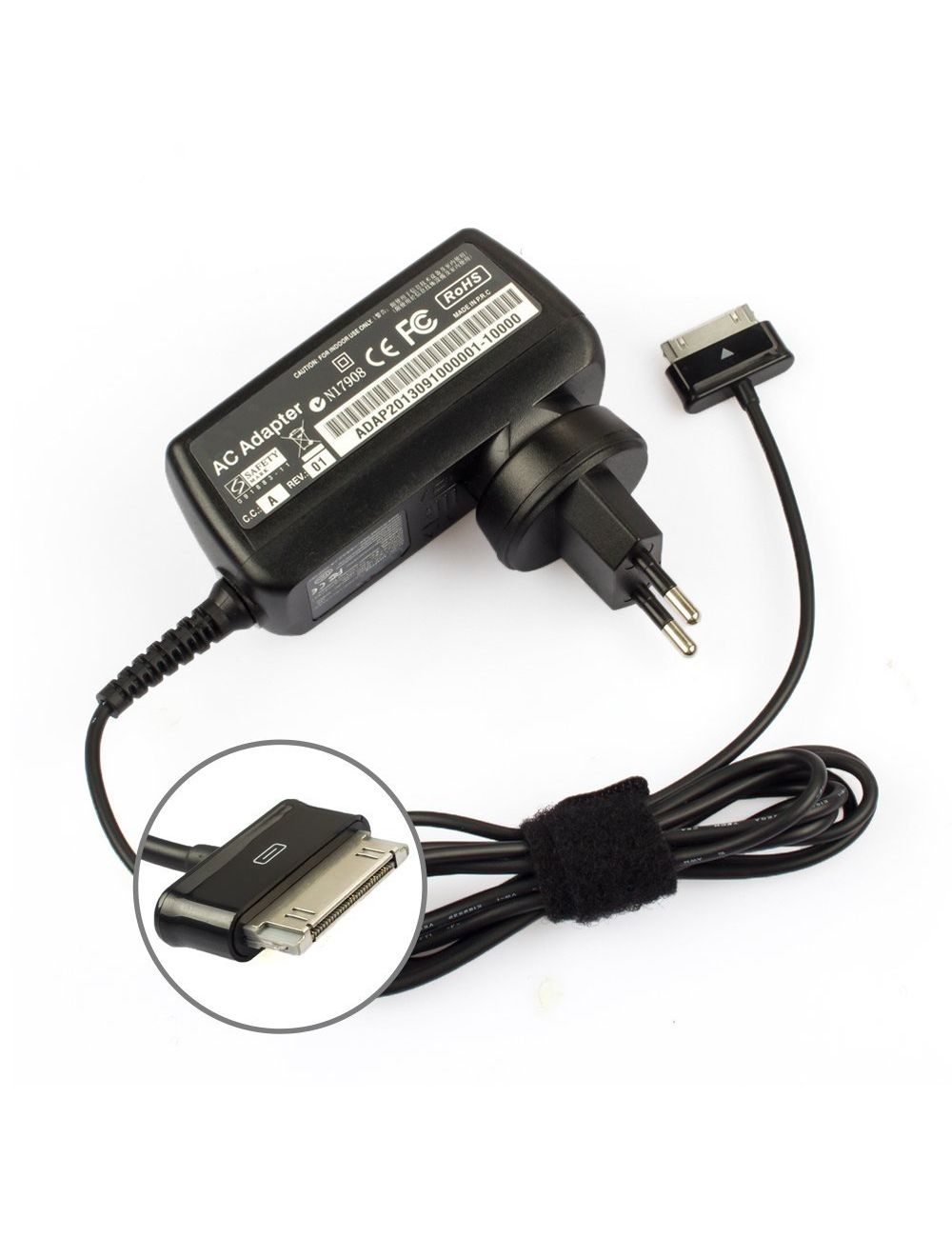 ADAPTADOR COMPATIBLE TABLET ASUS 15V 1,2Ah 18W FLAT MOUTH - AS15V1.2A -  -  - 1