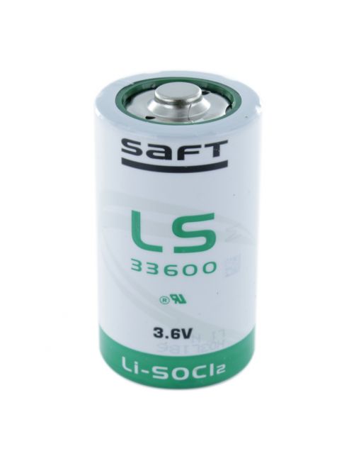 LS33600 pila litio D 3,6V Saft serie LS - SAFT-LS33600 -  -  - 1