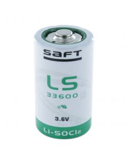 LS33600 pila litio D 3,6V Saft serie LS - SAFT-LS33600 -  -  - 1