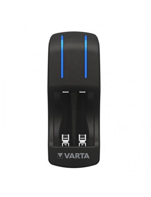 Cargador VARTA para baterías AA y AAA con 4 pilas AA recargables 2100mAh y 2 pilas AAA recargables 800mAh Ni-Mh VARTA - V-57642 