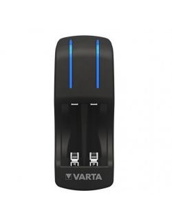 Cargador VARTA para baterías AA y AAA con 4 pilas AA recargables 2100mAh y 2 pilas AAA recargables 800mAh Ni-Mh VARTA - V-57642 