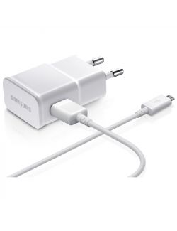 Cargador original Samsung ETA-U90EBE 5V 2A color blanco con cable micro USB (embalaje bulk) - ETA-U90EWE -  -  - 1