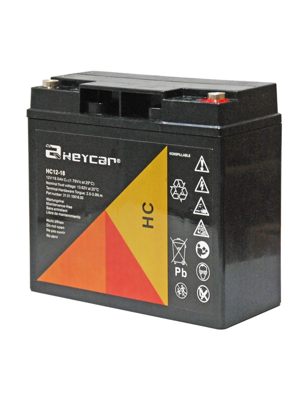 Batería para SAI 12V 18Ah C20 Heycar HC12-18 - HC12-18 - - - 1 Batería para SAI 12V 18Ah C20 Heycar HC12-18 - HC12-18 - - - 1