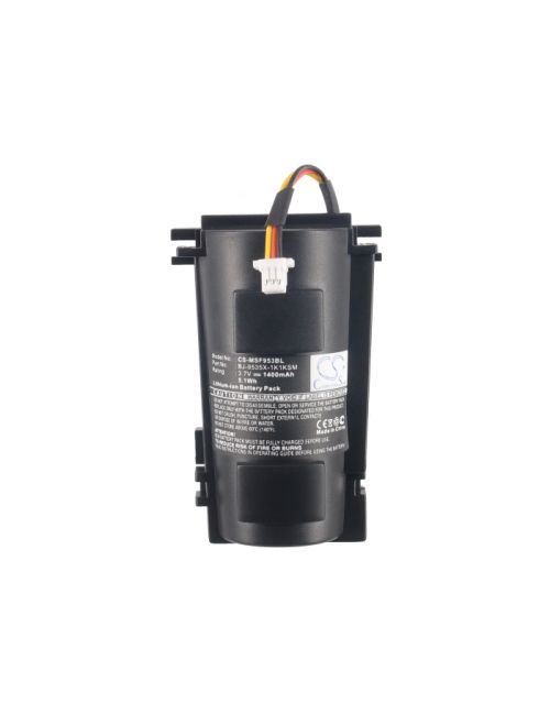 Bateria para Metrologic Dolphin 9535, Voyager 9535 BT, MS9535, MS9535 Voyager BT e MS9535BT 3,7V 1400mAh Li-Ion - 4