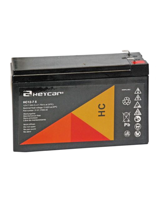 Bateria para UPS 12V 7,5Ah Heycar serie HC - 1