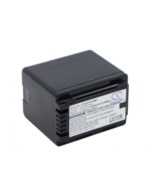 Bateria Panasonic VW-VBT380 compatível 3,6V 3000mAh - 1