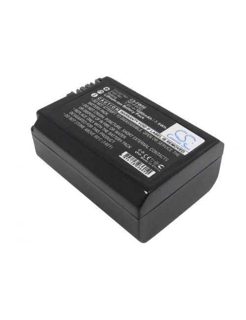 Bateria compatível Sony NP-FW50 7,4V 1080mAh 7,9Wh - 3