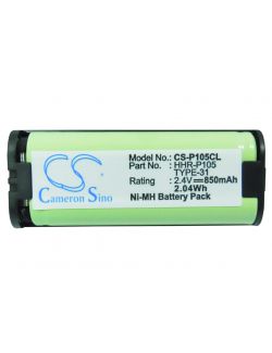 Bateria Panasonic HHR-P105, TIPO 31 compatível 2,4V 850mAh Ni-Mh. - 5