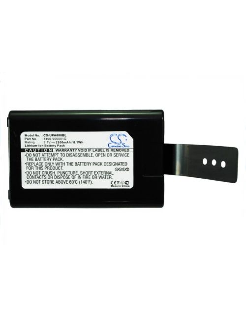 Batería para Unitech PA690 y HT680. 1400-900001G compatible 3,7V 2200mAh Li-Ion - 5