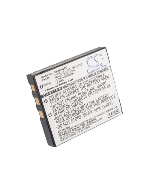 Batería Ricoh D-Li8 compatible 3,7V 850mAh Li-Ion - CS-NP40FU -  - 4894128005094 - 1
