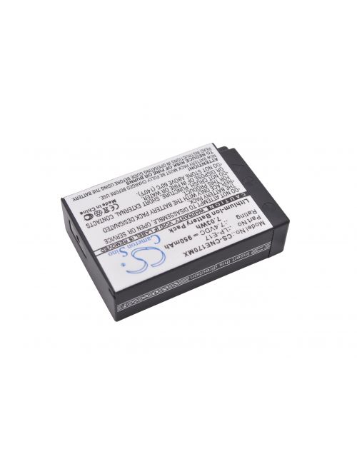 Bateria para Canon EOS 750D, 760D, 770D, 800D, EOS M3, M5 e M6. LP-E17 compatível 7,4V 950mAh. - 3