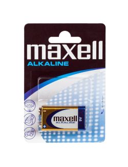 Pila 9V alcalina 6LR61, MN1604 Maxell Alkaline (blister 1 unidad) - MAXELL-6LR61/B1 -  - 4902580150259 - 2