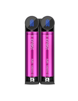 Cargador para 2 baterías Litio Ión con alimentación por USB e intensidad de carga de 1A Efest Slim K2 - EFEST SLIM K2 -  - 69589