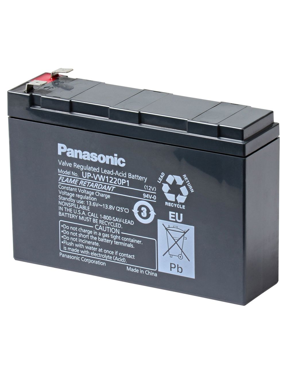 Аккумулятор panasonic up vw1220p1