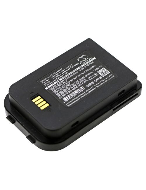 Batería para Handheld Nautiz X5 eTicket. NX5-2004 3,7V 6400mAh
