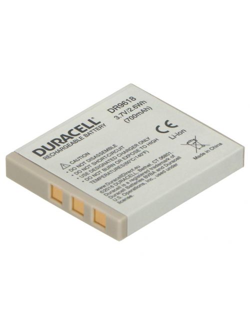 Bateria compatível Fujifilm NP-40, NP-40N 3,7V 700mAh 2,6Wh Duracell - 1