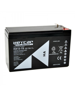 Batería para coches, motos, quads y triciclos eléctricos de juguete 12V 7Ah C20 Heycar Service HA12-7S - HA12-7S -  - 8435231203