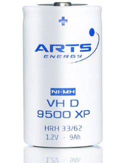 Acumulador D 1,2V 9500mAh Ni-Mh ARTS Energy - VH D 9500 XP -  -  - 1