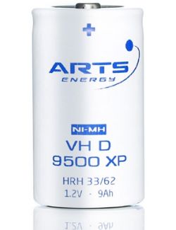 Acumulador D 1,2V 9500mAh Ni-Mh ARTS Energy - VH D 9500 XP -  -  - 1