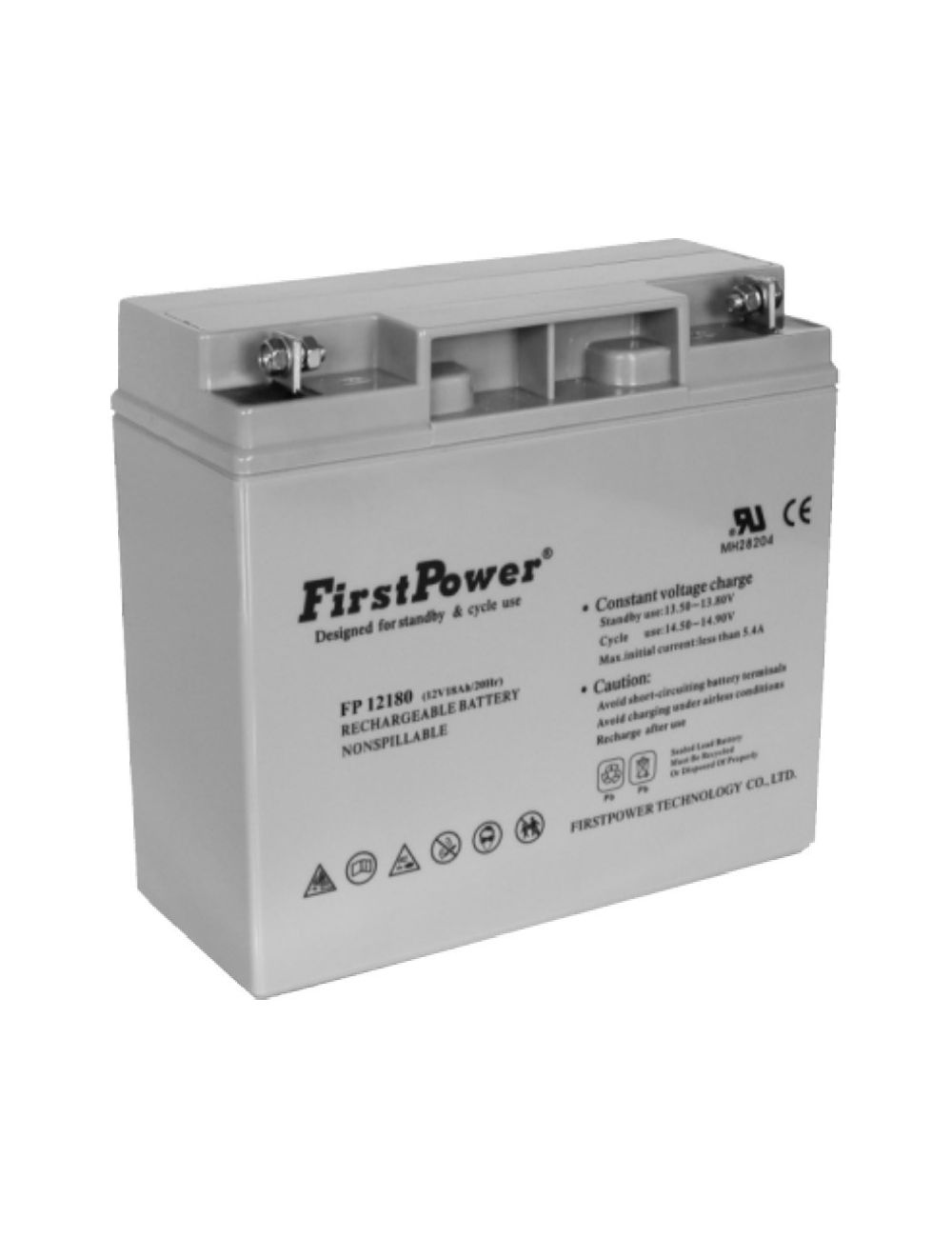 Batería para SAI 12V 18Ah First Power serie FP - FP12180 - - - 1 Batería para SAI 12V 18Ah First Power serie FP - FP12180 - - - 1