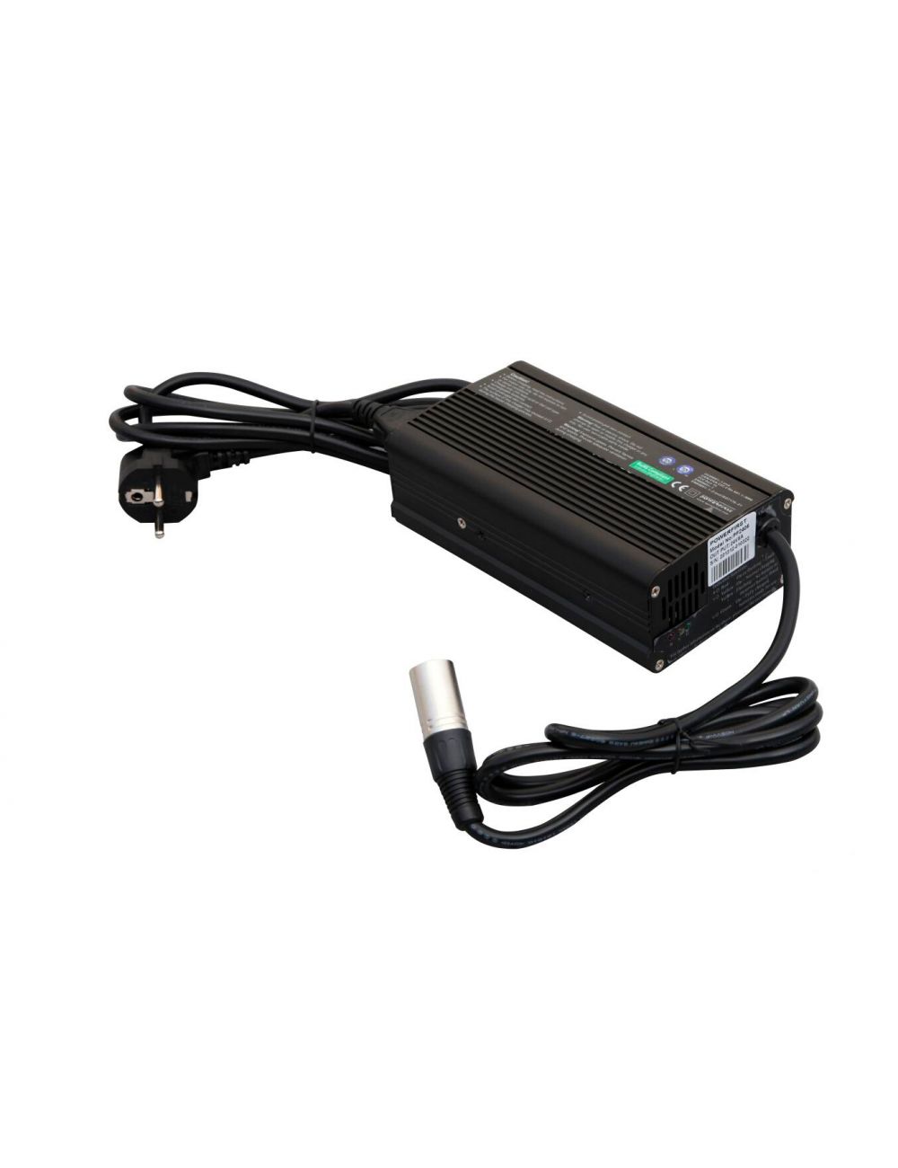 Cargador para silla de ruedas y scooter eléctrico 24V 5A con conector XLR (3 pines) con carcasa de aluminio - PF2405AL -  -  - 1