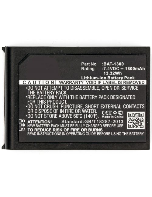 Batería compatible para Bluebird Pidion BIP-1300. BAT-1300 7,4V 1800mAh 13,32Wh - AB-BAT1300 -  - 4894128124238 - 3