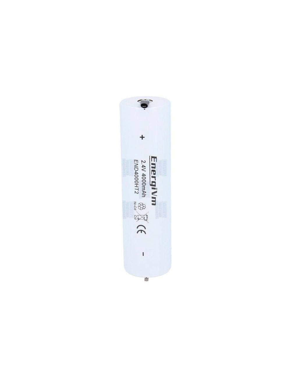 Batería para iluminación de emergencia de 2,4V 4Ah Ni-Cd con terminales faston - ENE-2D4000H - - - 1 Batería para iluminación de emergencia de 2,4V 4Ah Ni-Cd con terminales faston - ENE-2D4000H - - - 1