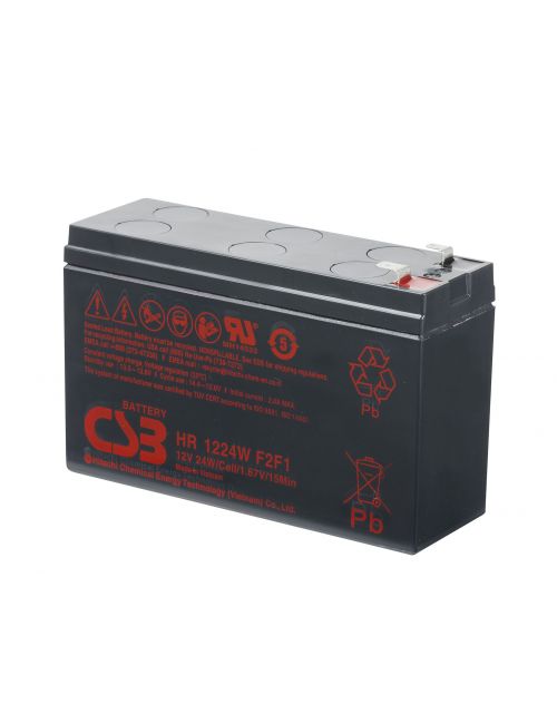 Batería para SAI 12V 6,5Ah 24W/celda CSB serie HR - CSB-HR1224W -  -  - 1