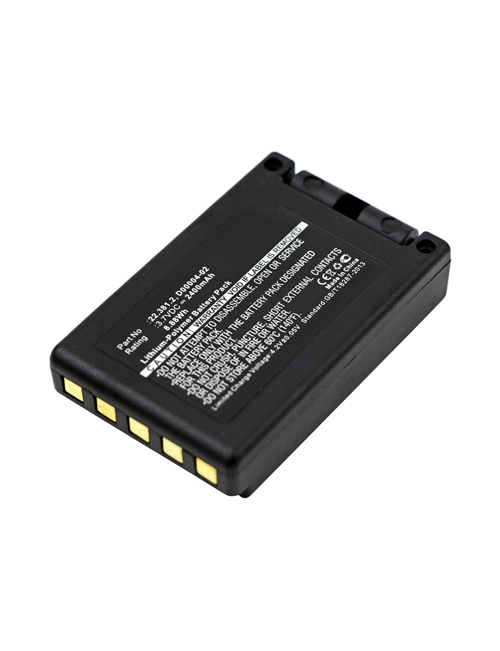 Batería TECHTEK 2400mAh Compatible Con Teleradio TG-TXMNL – Li-ion, 3.7V, Sustituye Modelos 22.381.2, D00004-02, D4-02 Y M245060