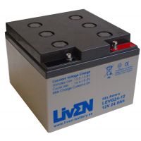 Batería de gel 12V 24Ah C20 ciclo profundo Liven LEVG24-12 - LEVG24-12 -  -  - 1