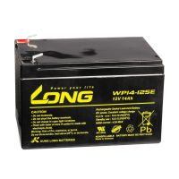 Pack 4 baterías (48V) para Raycool Warrior Rock 1800W de 12V 14Ah Long serie WP - 4xWP14-12SE -  -  - 1