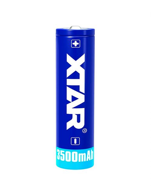 Batería 18650 3,7V 3500mAh 10A Litio Ión con circuito de protección y tetón - XTAR-18650-3500 -  - 6952918340690 - 1