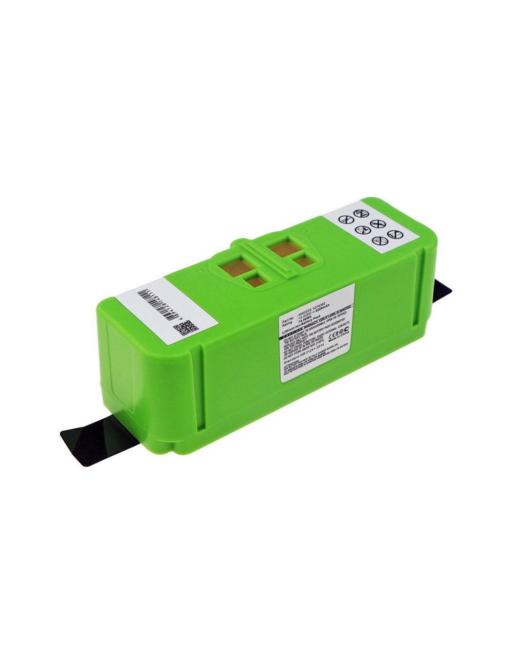 Bateria compatível Roomba 614/15/40/52/65/70/71/75/77/80/81/85/90/91/95/96, 801/5/50/60/77/90/91/96, 960/65/80/85 14,4V 4400mAh 