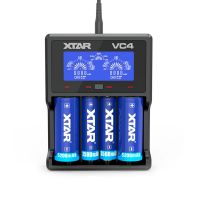 Cargador XTAR VC4 con LCD para 4 baterías Litio Ion o Ni-Mh - 1
