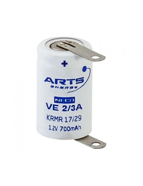 Batería 2/3A 1,2V 700mAh Ni-Cd ARTS Energy serie VE - VE 2/3 A -  -  - 2