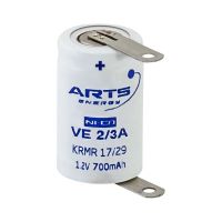 Batería 2/3A 1,2V 700mAh Ni-Cd ARTS Energy serie VE - VE 2/3 A -  -  - 2