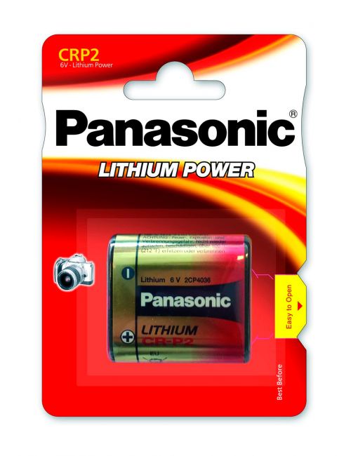 CRP2P pila litio 6V Panasonic (blister 1 unidad)