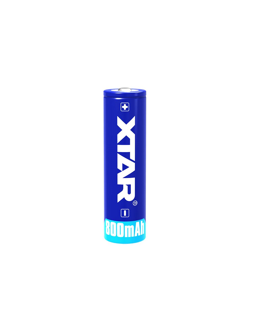 Bateria 14500 3,6V 800mAh Litio Ion XTAR com circuito de proteção e terminal - 1 Bateria 14500 3,6V 800mAh Litio Ion XTAR com circuito de proteção e terminal - 1