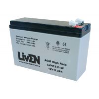 Batería 12V 6Ah 21W LivEN serie LVH alta descarga - 1