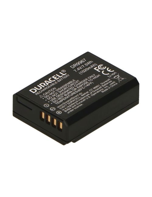 Bateria compatível Canon LP-E10 7,4V 1020mAh 7,5Wh Duracell - 2