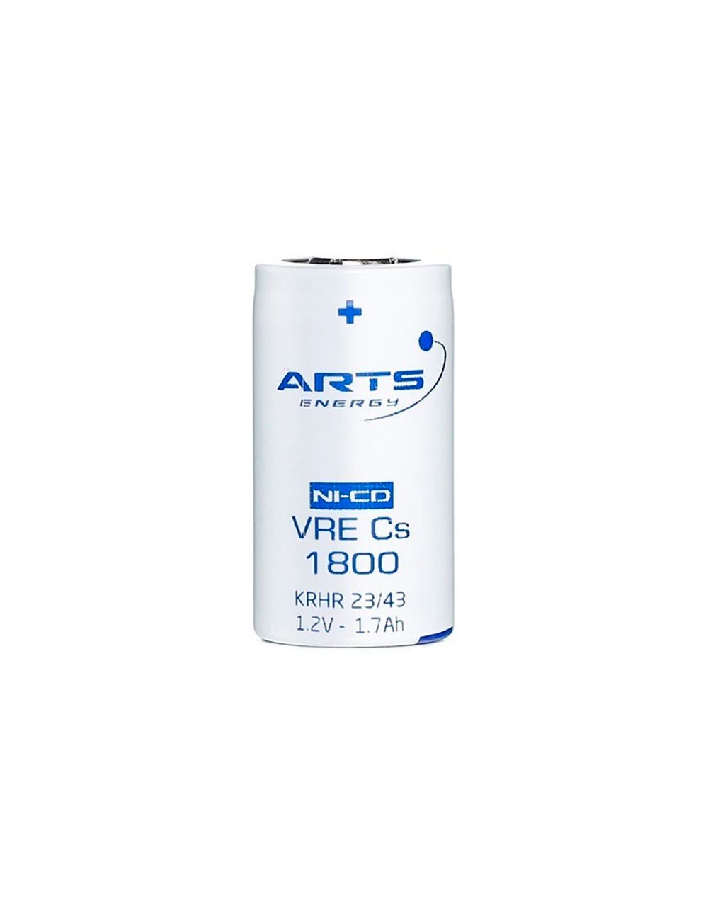 VRE Cs 1800 batería SubC (Cs) 1,2V 1800mAh Ni-Cd ARTS Energy serie VRE de alta descarga y carga rápida - VRECS1800 -  -  - 1