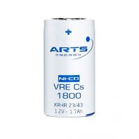 VRE Cs 1800 bateria SubC (Cs) 1,2V 1800mAh Ni-Cd Arts Energy série VRE alta descarga y carregamento rápido - 1