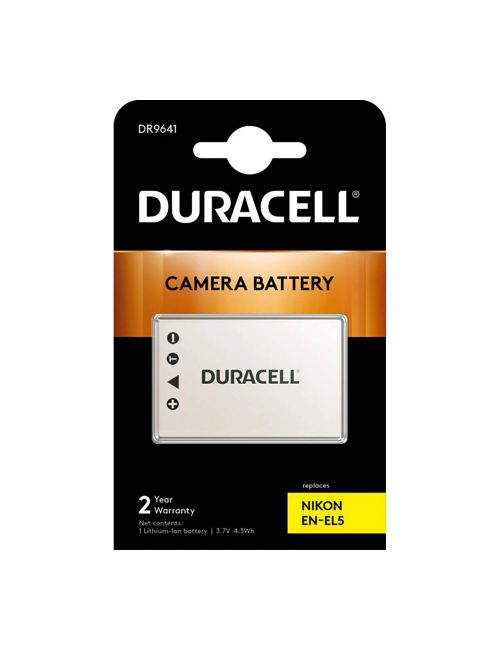 Batería compatible Nikon EN-EL5 3,7V 1180mAh 4,4Wh Duracell - DR9641 -  - 5055190114117 - 4