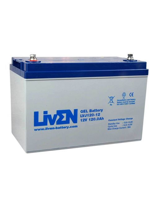 Batería Plomo Gel Híbrido 12V 120Ah Liven Serie LVJ - LVJ120-12 -  -  - 1