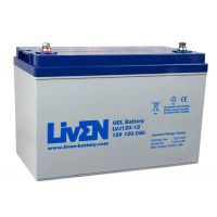 Bateria Chumbo Gel Híbrido 12V 120Ah Liven Série LVJ - 1