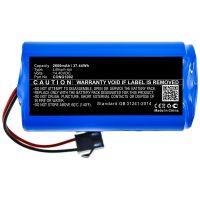 Batería compatible para Conga 950, 990, 1090, 1190, 1790, 1790 Ultra, Excellence y Excellence 990 de 14,4V 2600mAh 37,44Wh - AB-