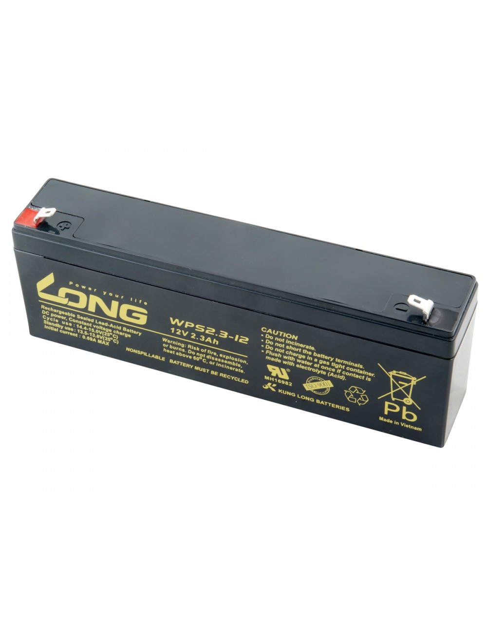 Batería 12V 2,3Ah Long serie WPS - 1