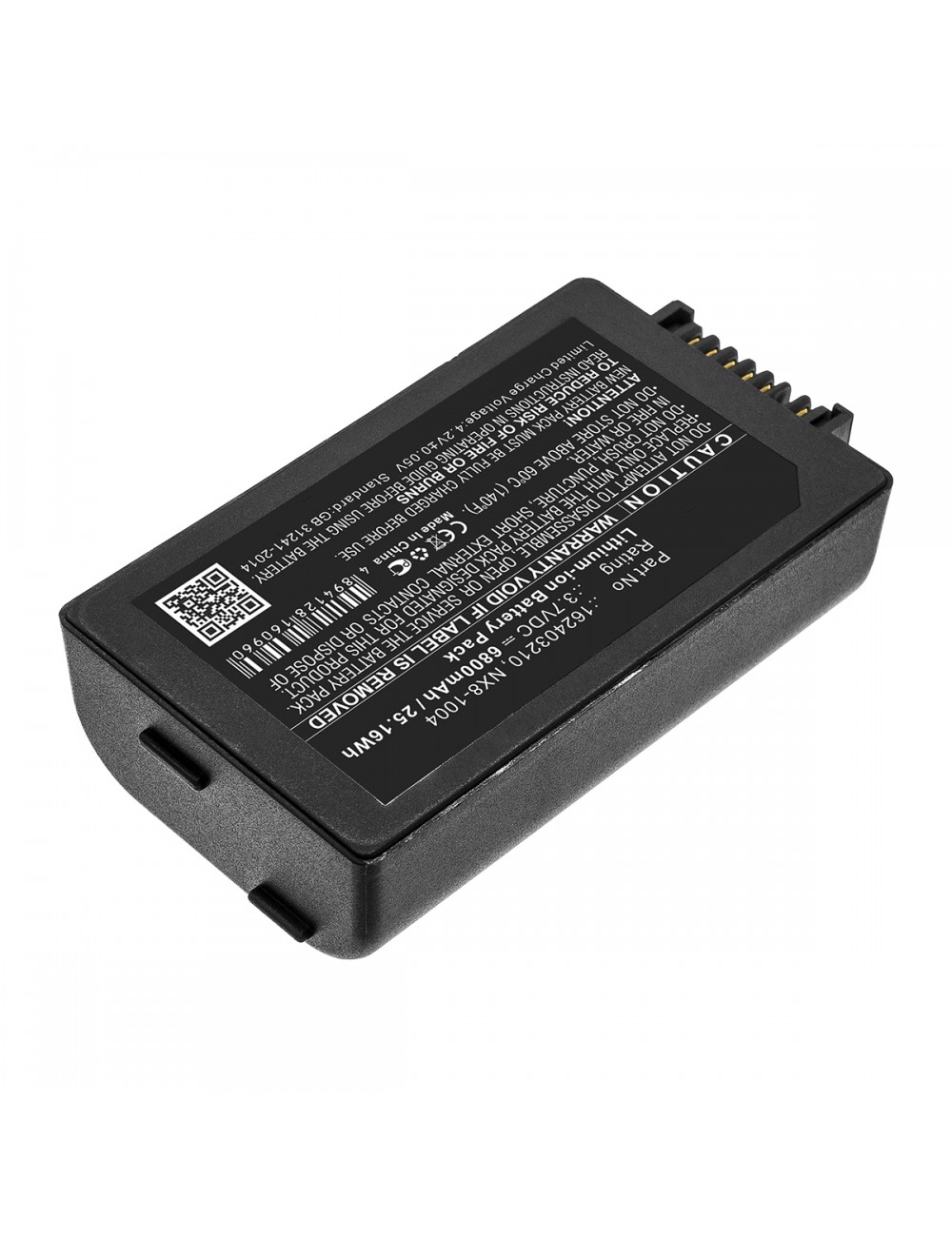 TECHTEK Batterie 6800mAh 3.7V Li-ion Remplace 162403210 / BAT-G2-003 / NX8-1004 – Compatible Handheld Nautiz X8