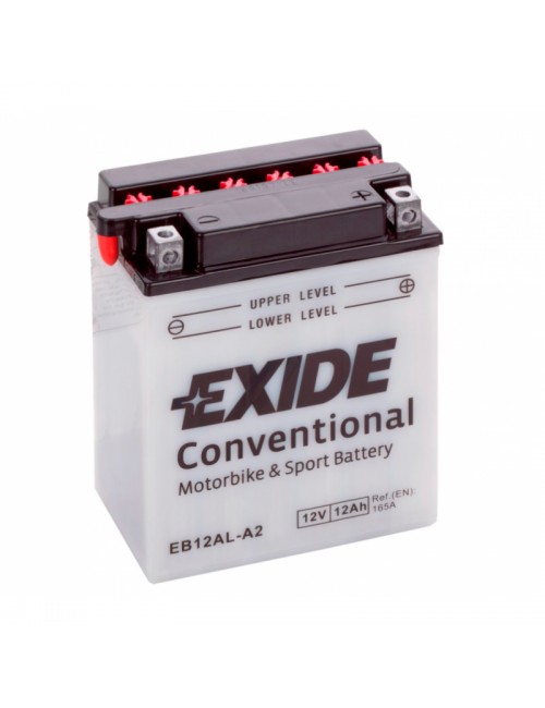 Batería moto 12V 12Ah 165CCA Exide serie Conventional - EB12AL-A2 -  - 3661024033312 - 1