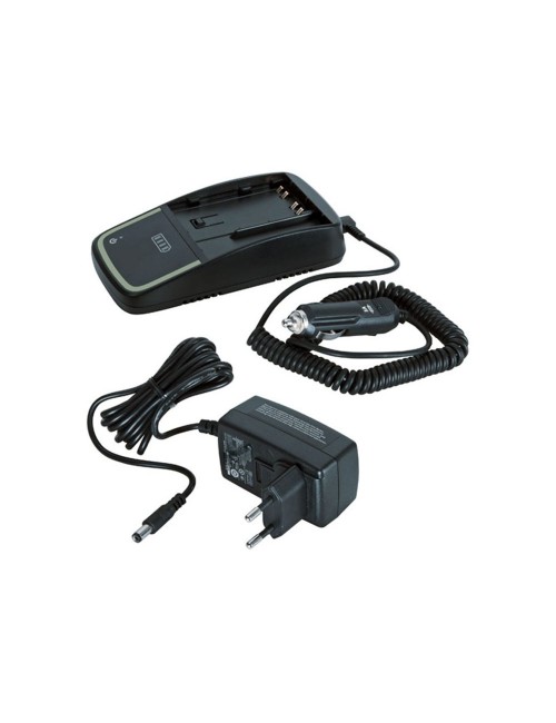 Cargador GKL311 compatible para baterías Leica GEB90/211/212/221/222/241/242/331/361 con adaptador 220Vca y para coche 12/24Vdc 
